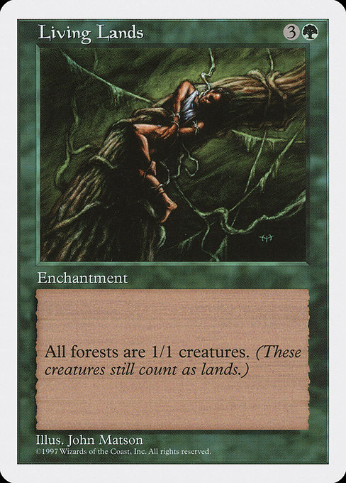 Living Lands - Fifth Edition Rare Card