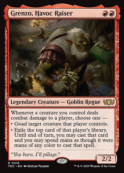 Grenzo, Havoc Raiser - Tarkir: Dragonstorm Commander Rare Card