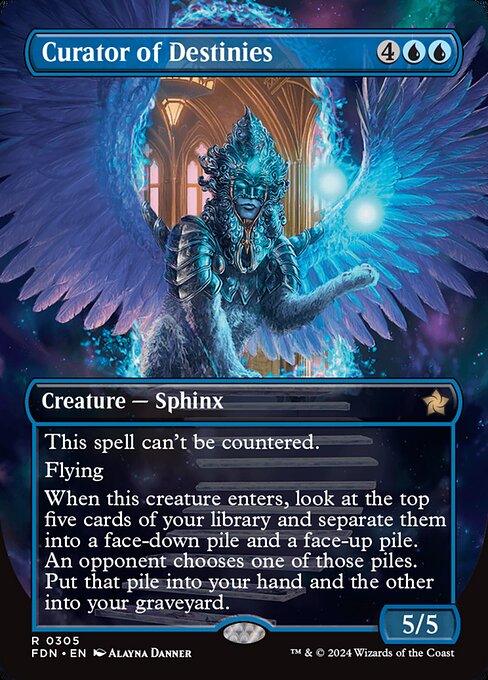 Curator of Destinies - Foundations Rare Card