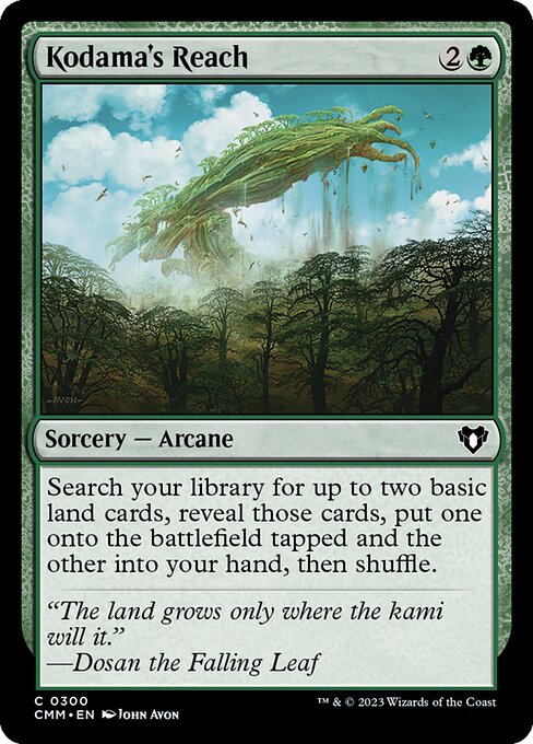 Kodama's Reach - Commander Masters Common Card