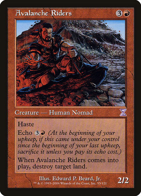 Avalanche Riders - Time Spiral Timeshifted Special Card