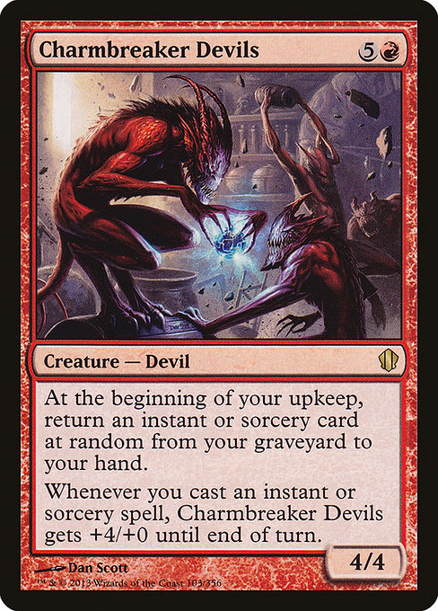 Charmbreaker Devils - Commander 2013 Rare Card