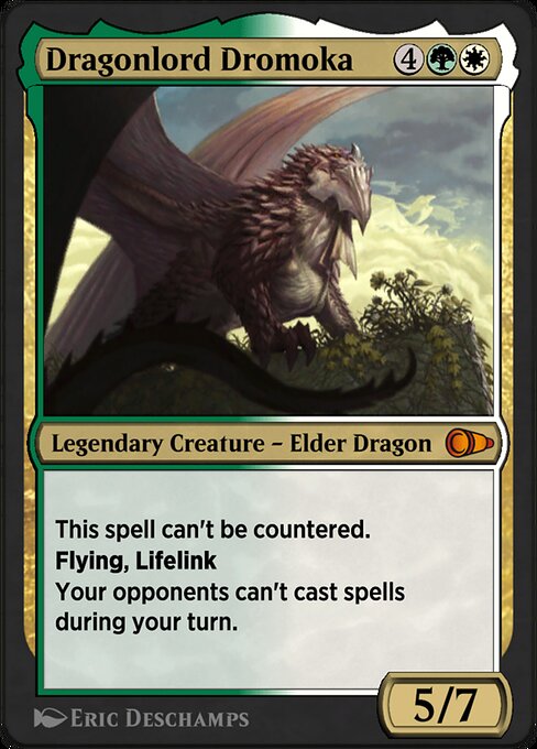 Dragonlord Dromoka - Pioneer Masters Mythic Card