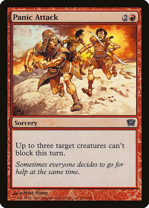 Panic Attack - Ninth Edition Common Card