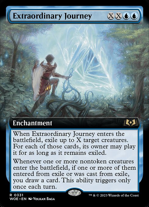 Extraordinary Journey - Wilds of Eldraine Rare Card