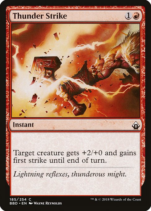 Thunder Strike - Battlebond Common Card