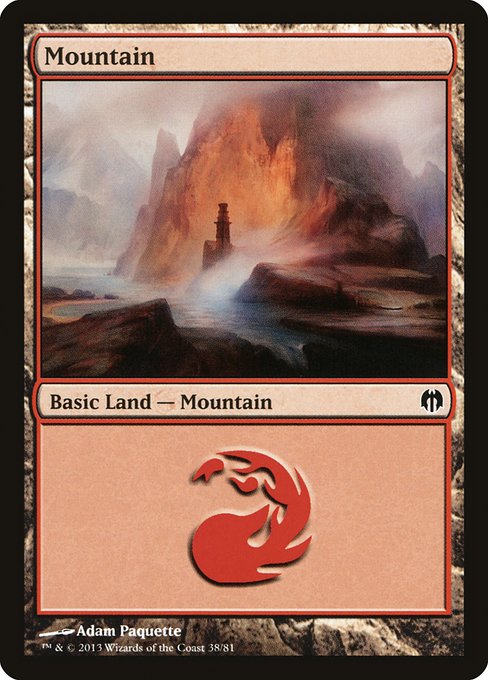 Mountain - Duel Decks: Heroes vs. Monsters Common Card