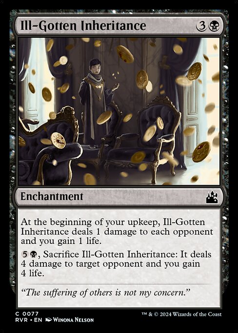 Ill-Gotten Inheritance - Ravnica Remastered Common Card