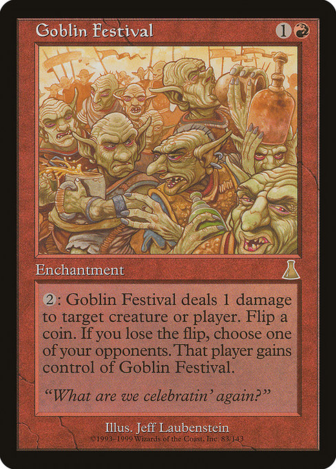 Goblin Festival - Urza's Destiny Rare Card