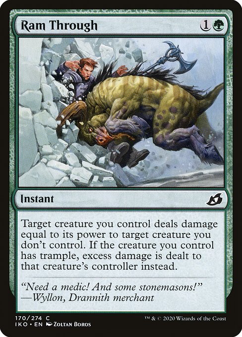 Ram Through - Ikoria: Lair of Behemoths Common Card