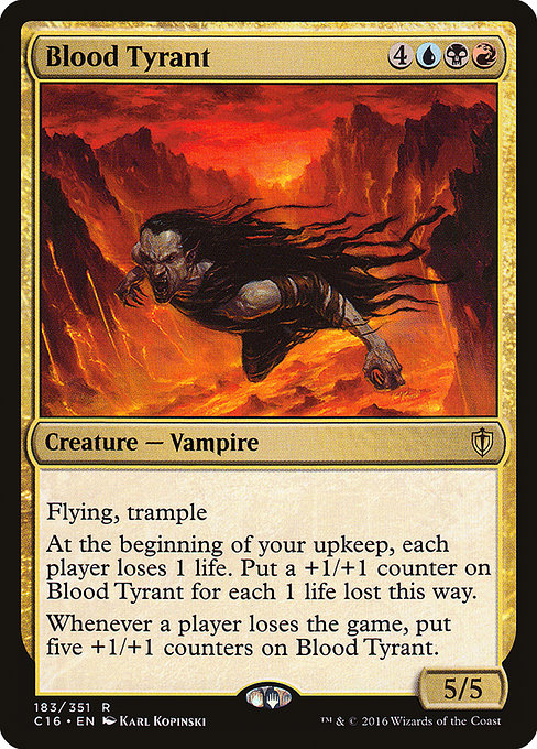 Blood Tyrant - Commander 2016 Rare Card