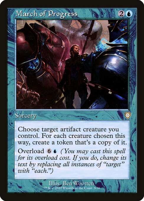 March of Progress - The Brothers' War Commander Rare Card