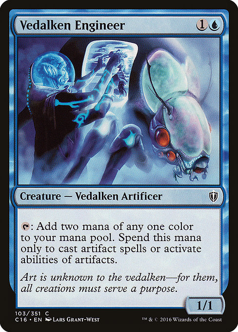 Vedalken Engineer - Commander 2016 Common Card