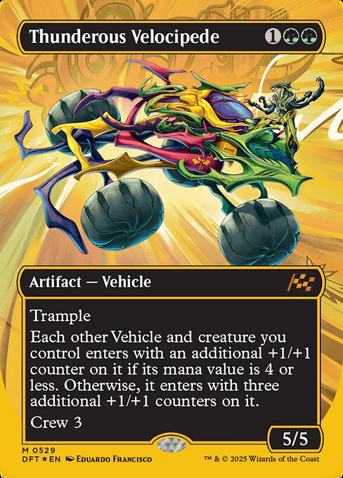 Thunderous Velocipede - Aetherdrift Mythic Card