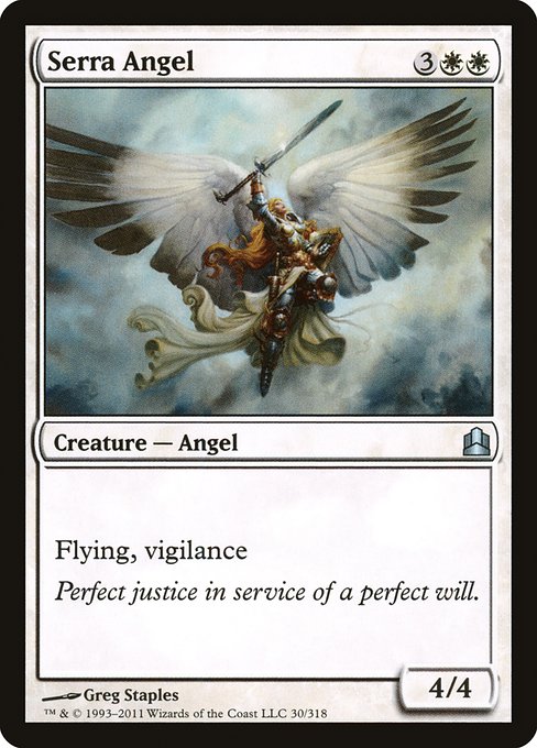 Serra Angel - Commander 2011 Uncommon Card