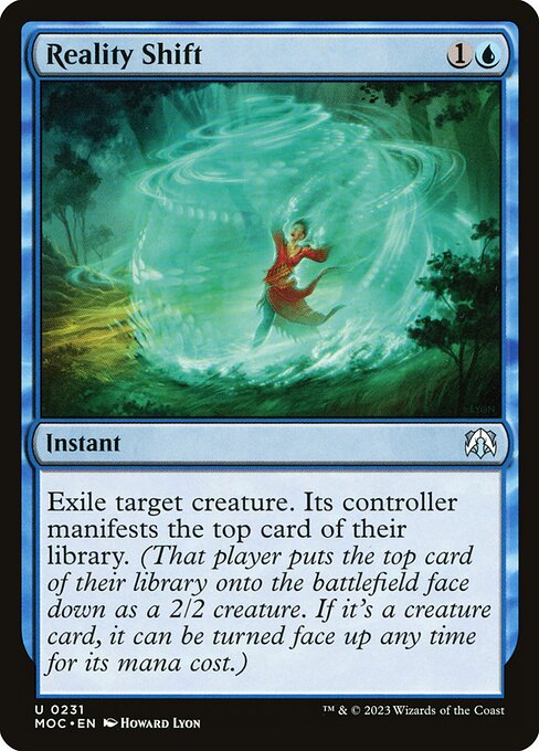 Reality Shift - March of the Machine Commander Uncommon Card