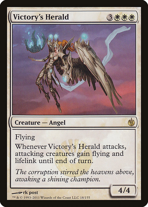 Victory's Herald - Mirrodin Besieged Rare Card