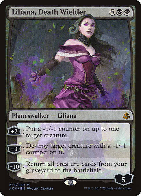 Liliana, Death Wielder - Amonkhet Mythic Card