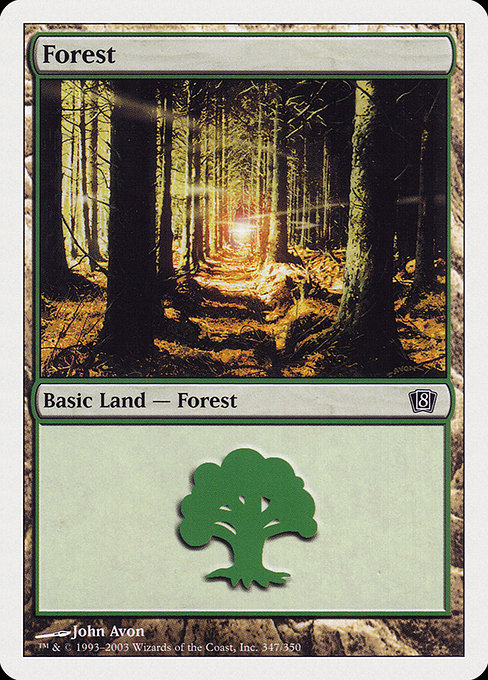 Forest - Eighth Edition Common Card