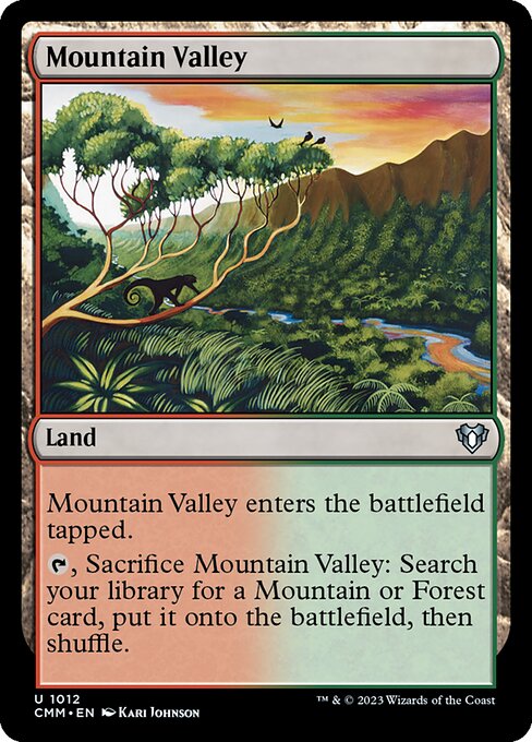Mountain Valley - Commander Masters Uncommon Card
