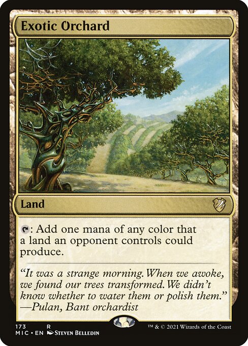 Exotic Orchard - Midnight Hunt Commander Rare Card