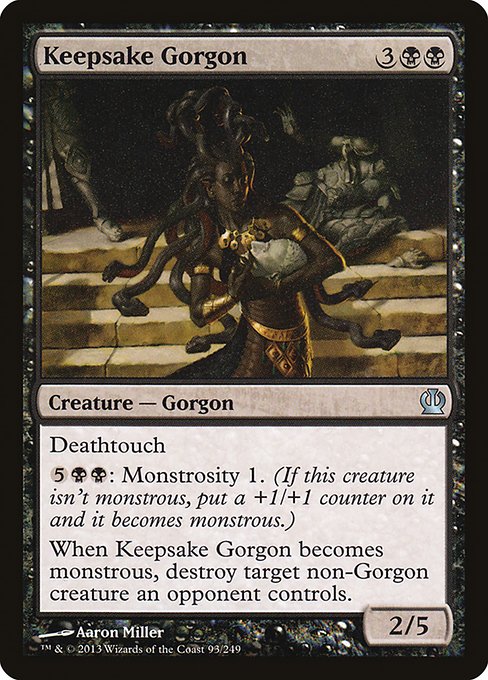 Keepsake Gorgon - Theros Uncommon Card