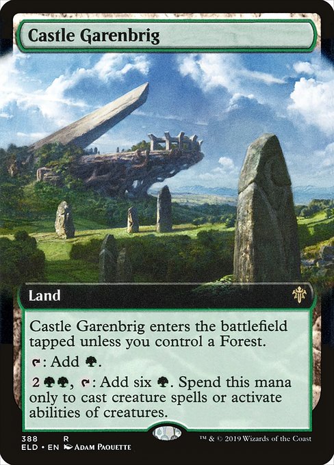 Castle Garenbrig - Throne of Eldraine Rare Card