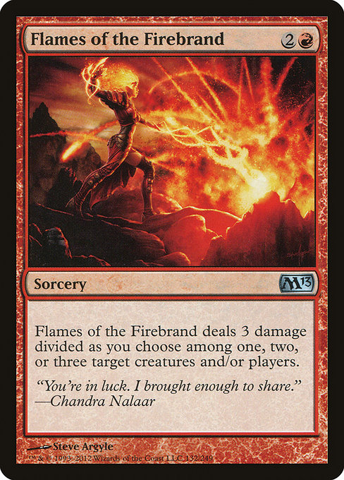 Flames of the Firebrand - Magic 2013 Uncommon Card