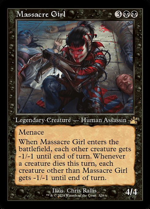 Massacre Girl - Ravnica Remastered Rare Card