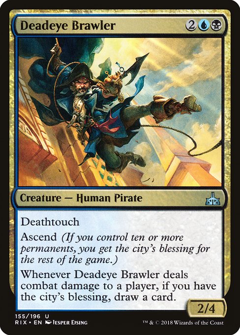 Deadeye Brawler - Rivals of Ixalan Uncommon Card