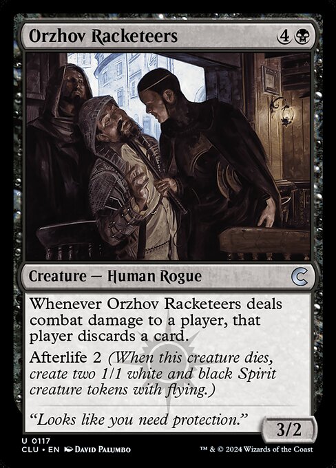 Orzhov Racketeers - Ravnica: Clue Edition Uncommon Card