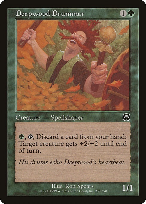 Deepwood Drummer - Mercadian Masques Common Card