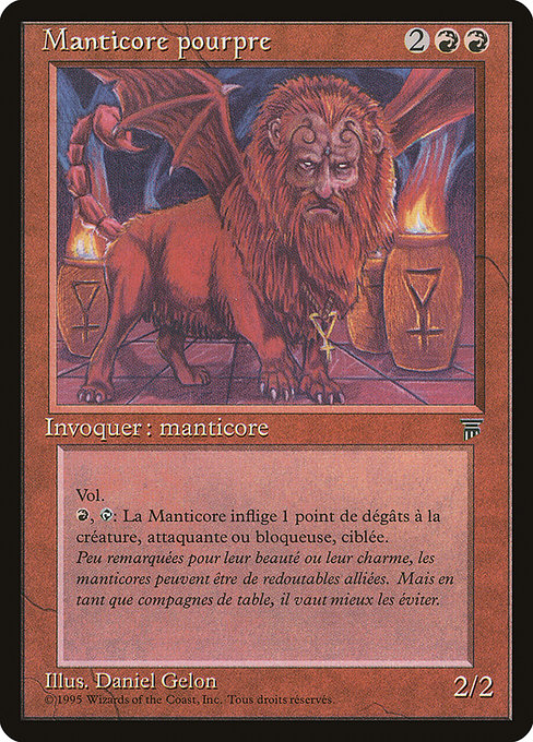Crimson Manticore - Renaissance Uncommon Card