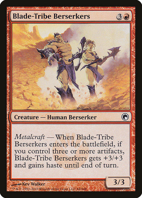Blade-Tribe Berserkers - Scars of Mirrodin Common Card