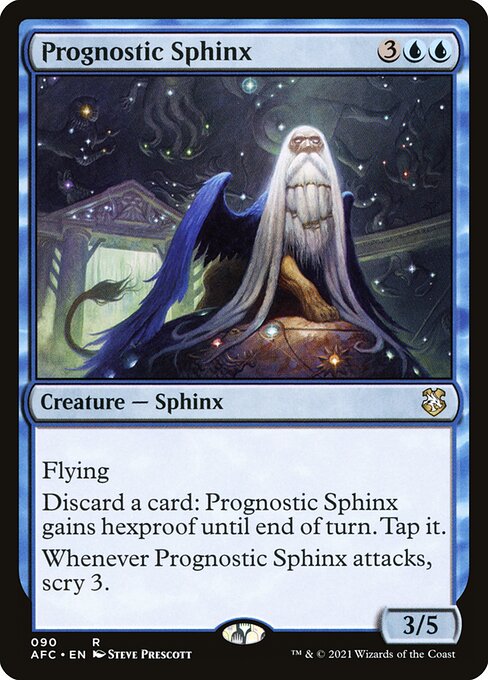Prognostic Sphinx - Forgotten Realms Commander Rare Card