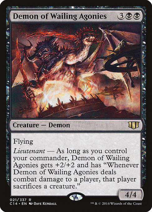 Demon of Wailing Agonies - Commander 2014 Rare Card