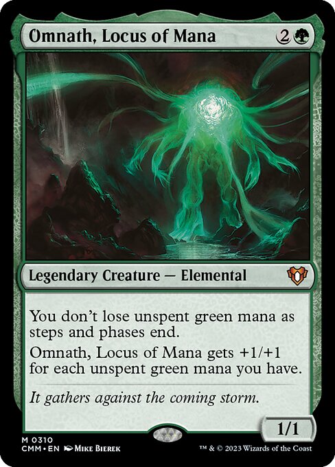 Omnath, Locus of Mana - Commander Masters Mythic Card