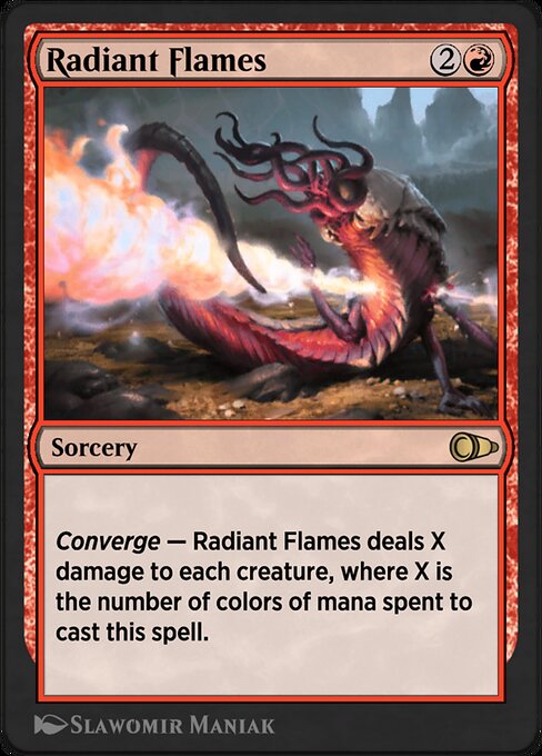 Radiant Flames - Pioneer Masters Rare Card