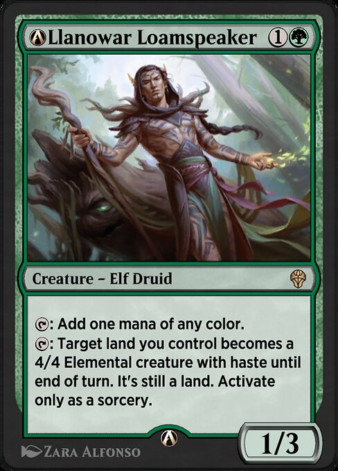 A-Llanowar Loamspeaker - Dominaria United Rare Card