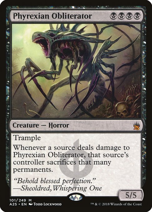 Phyrexian Obliterator - Masters 25 Mythic Card
