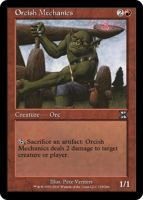 Orcish Mechanics - Masters Edition IV Uncommon Card