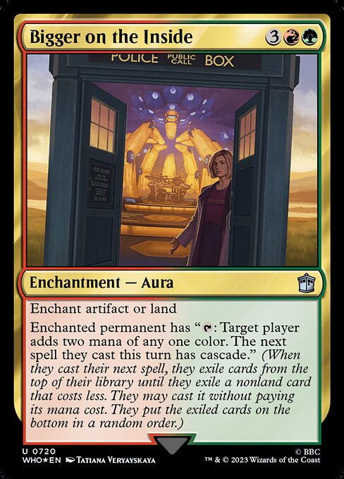 Bigger on the Inside - Doctor Who Uncommon Card