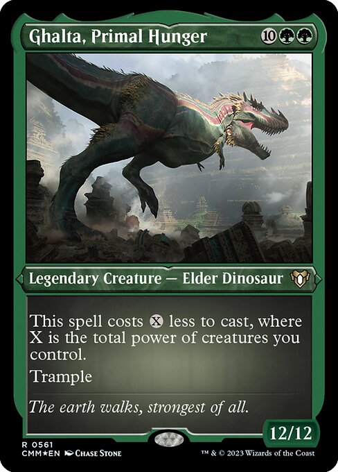 Ghalta, Primal Hunger - Commander Masters Rare Card
