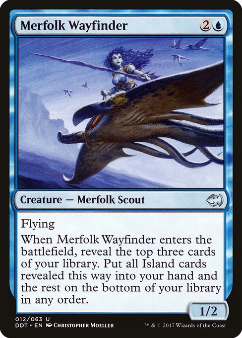 Merfolk Wayfinder - Duel Decks: Merfolk vs. Goblins Uncommon Card
