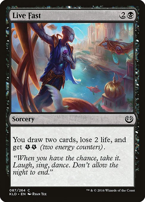 Live Fast - Kaladesh Common Card