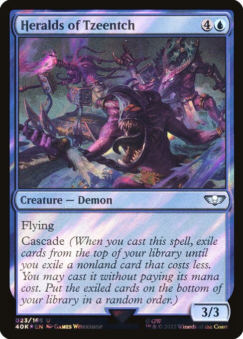 Heralds of Tzeentch - Warhammer 40,000 Commander Uncommon Card