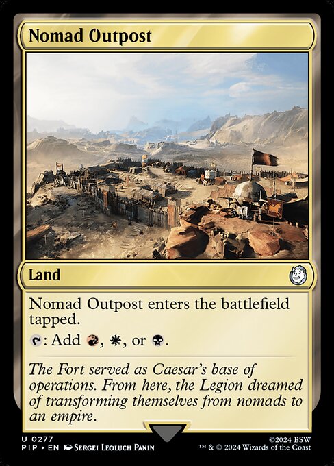 Nomad Outpost - Fallout Uncommon Card