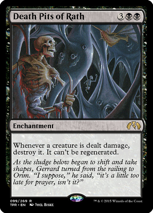 Death Pits of Rath - Tempest Remastered Rare Card