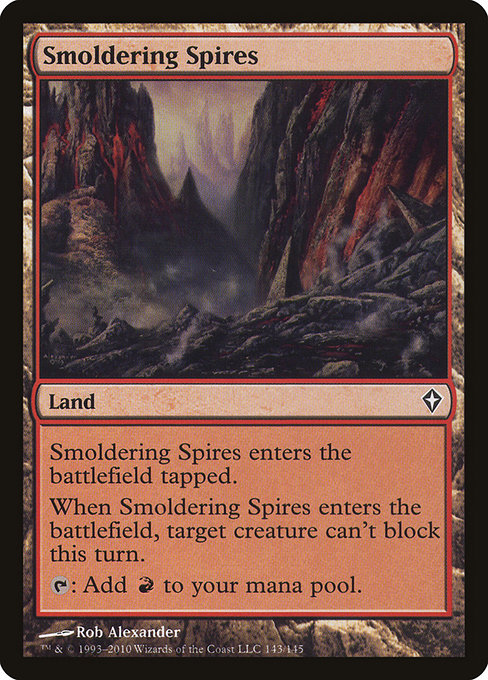 Smoldering Spires - Worldwake Common Card