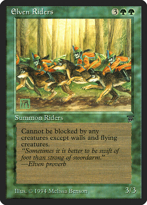 Elven Riders - Legends Rare Card